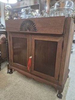 Vintage Mahogany lift-top server