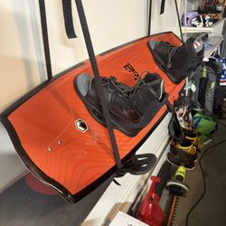 Wakeboard, Boots, Bindings, And Tow rope