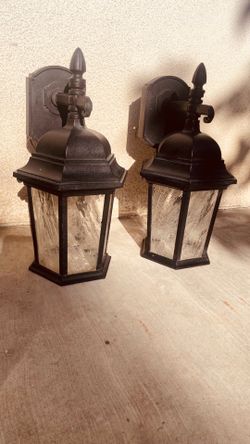 2 used exterior lights  $30 for both