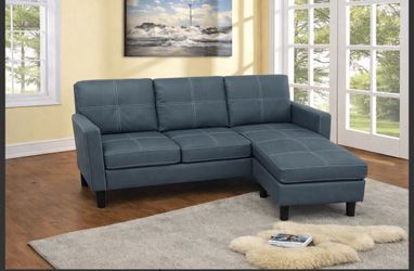 Small gray sectional