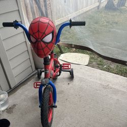 Spider-Man Training Bike & Helmet