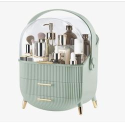 (9999-922) NEW..Make up Organizers and Storage, Makeup Organizer for Vanity, Cosmetics Skincare Organizers with Lid and Drawers, Cosmetic Display Case