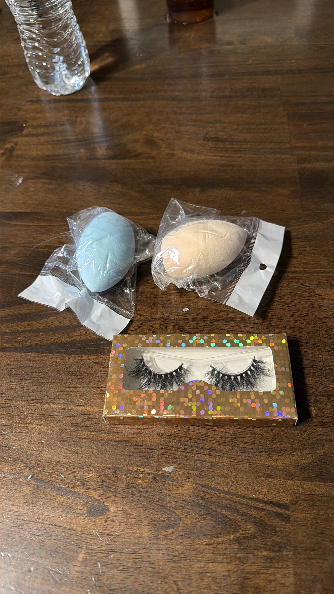 Beauty blenders, and lashes