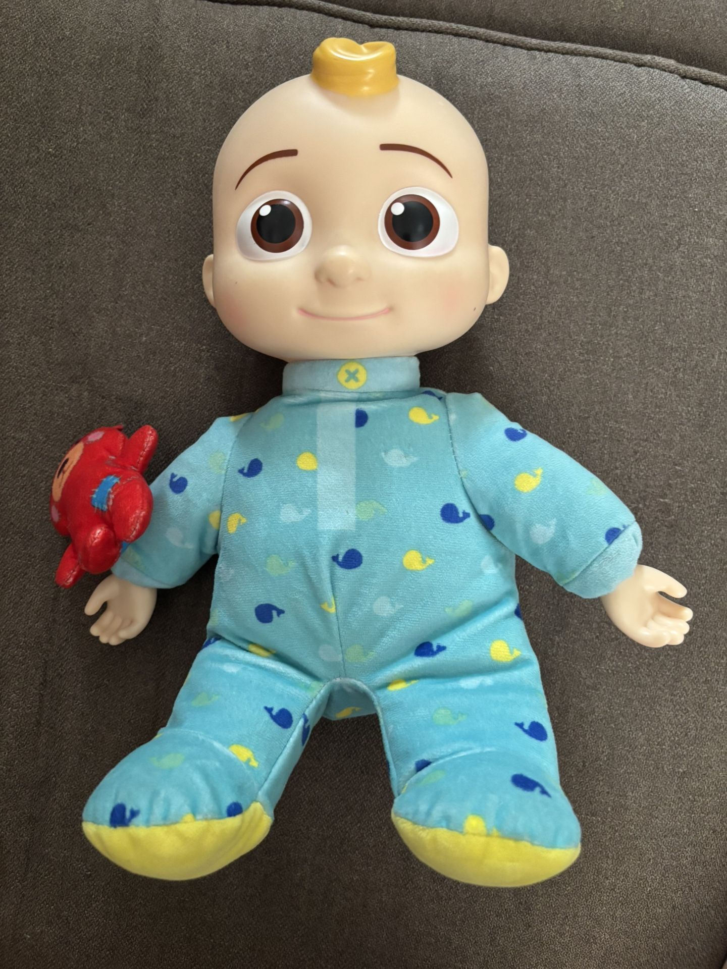 Cocomelon JJ Plush Doll Blue Pajamas