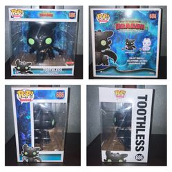 Funko Pop HOW TO TRAIN YOUR DRAGON Toothless 10” Inch Exclusive 