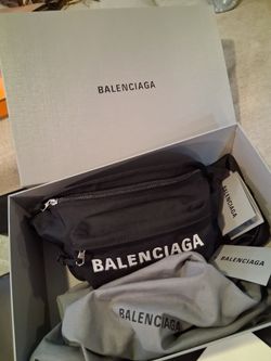 Balenciaga Black Unisex Belt Bag