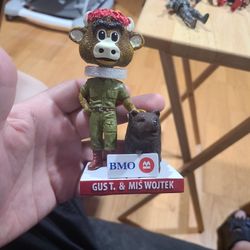 Gus T. & Mis Wojtek Bobblehead From Windy City Bulls' 2025 Polish Heritage Night