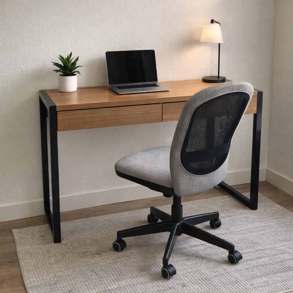 Modern Desk + Office Chair Set