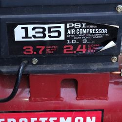 3 Gallon Craftsman Air Compressor 