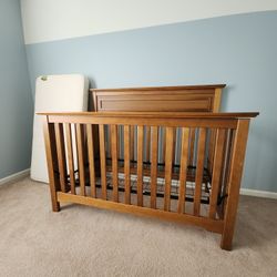 Crib And Reversible Mattress