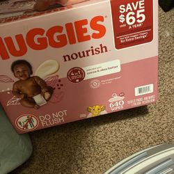 huggie nourish wipes cocoa and shea butter 640 count