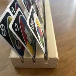 Wooden Playing Card Holder 