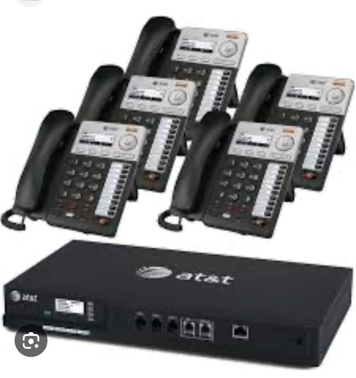AT&T Syn248 Phone System With 5 Phones