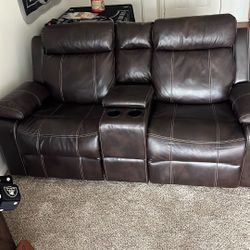 Double Recliner Brown