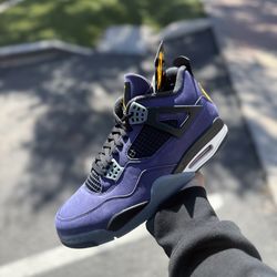 Jordan 4 Lakers Size 10.5 Brand New
