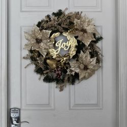 Artificial GOLD wreath