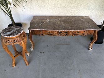 Marble top Coffee table only. Stand has been sold.