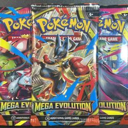 Pokemon Mega Evolution Booster Pack Sealed NEW