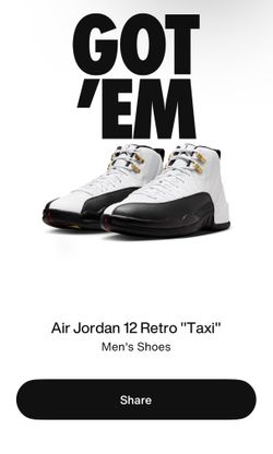 Air Jordan Retro 12 Taxi