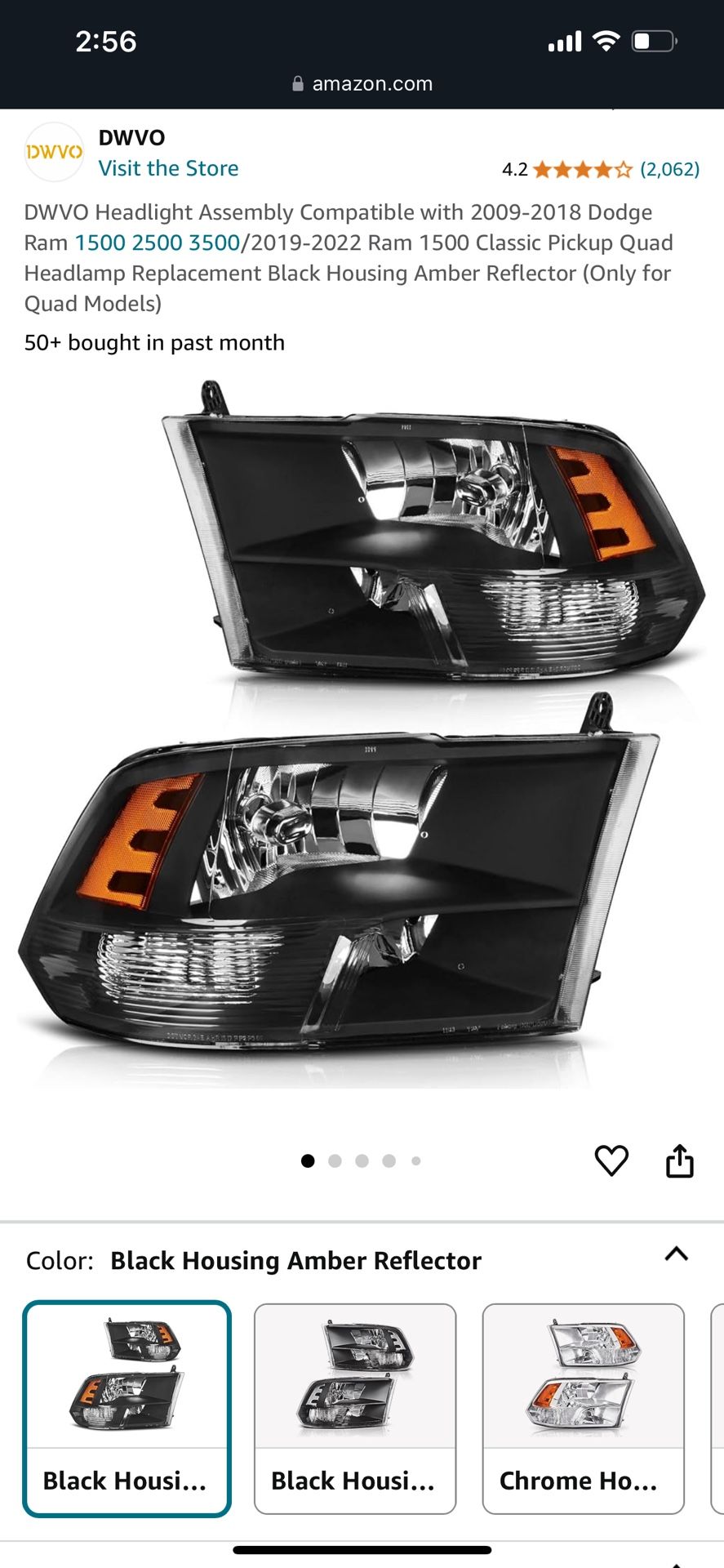 Smoked Headlights For a Dodge Ram 1500