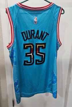 Kevin Durant #35 Light Blue Phoenix Suns 2023 Jersey Size Mens 48 Large