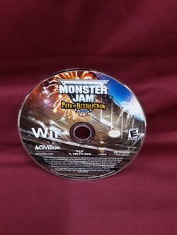 Monster Jam Path of Destruction Nintendo Wii Video Game