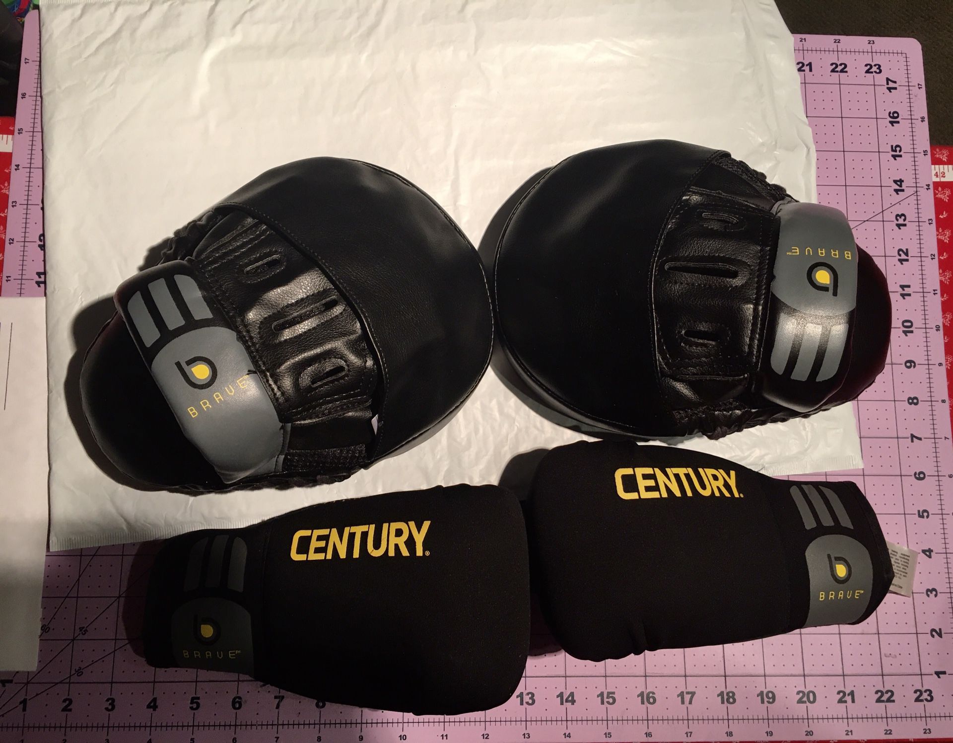 Century Brave Partner Training Gloves and Mitts Combo