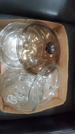 Glass lids for ceramic pots