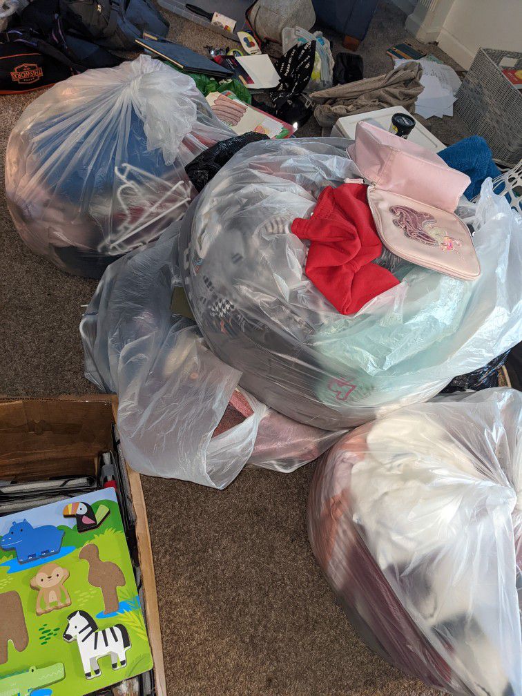 Surprise Bag Of Slightly Used Clothes And Shoes For Kids