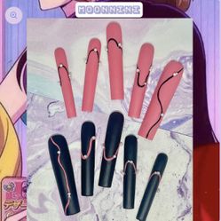 S M L XL Press On Nails W/nails Tool Kit