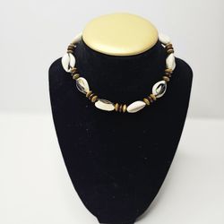 Cowry Shell Choker Necklace Choker Seashell Beaded Bohemian Tribal Hippie 
