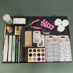 Acrylic Nail Set. Manicure Set 34 Piece.. 