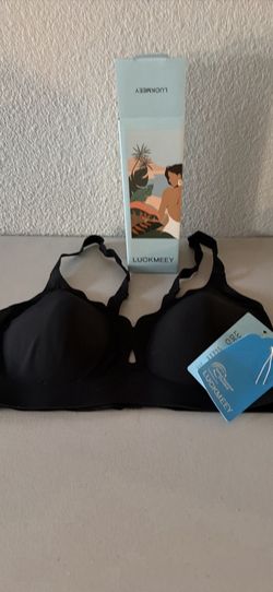 Brand new black seamless bra size large