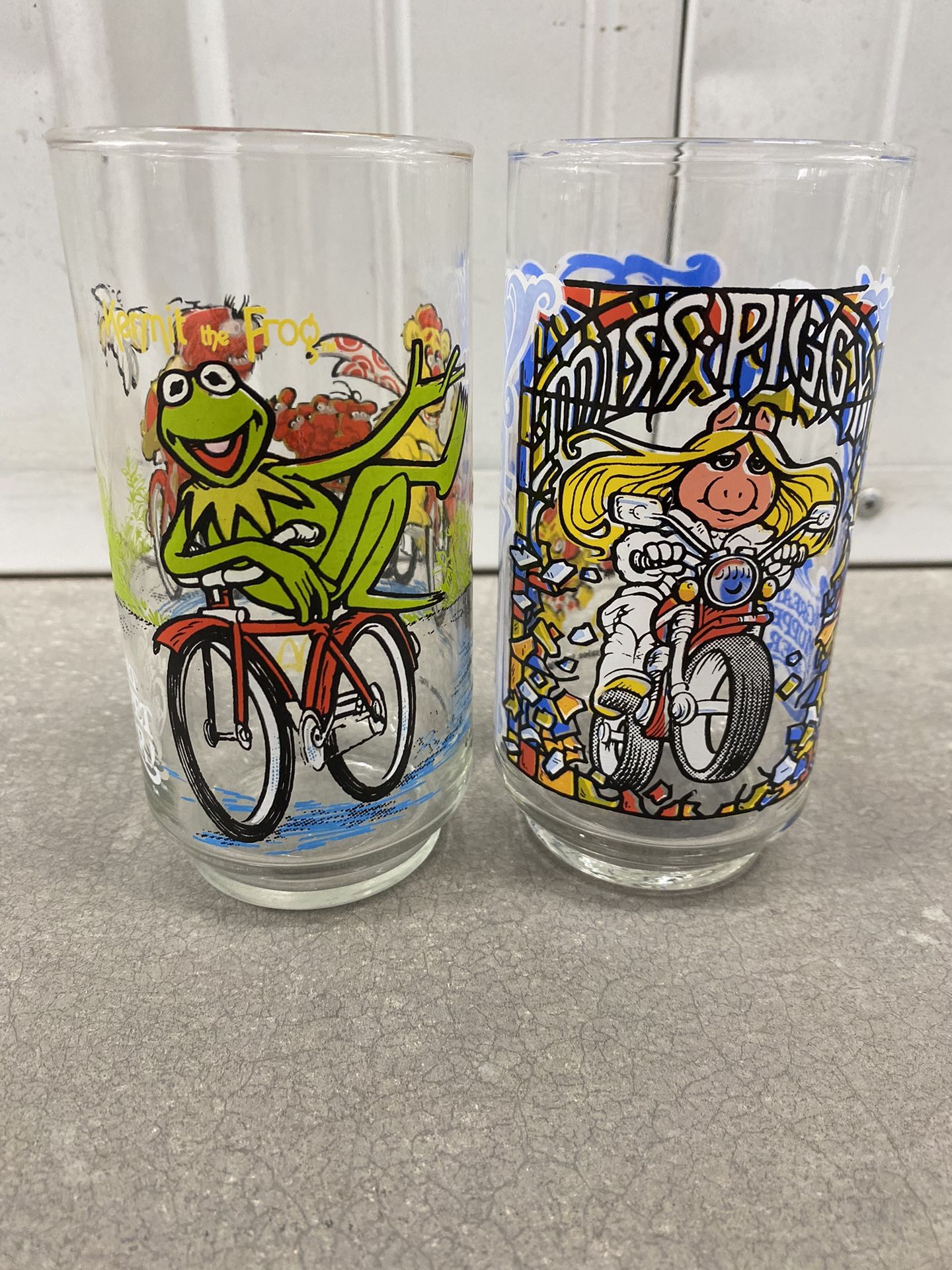 Vintage 1981 McDonald’s Glass Cups- The Great Muppet Caper Collectors