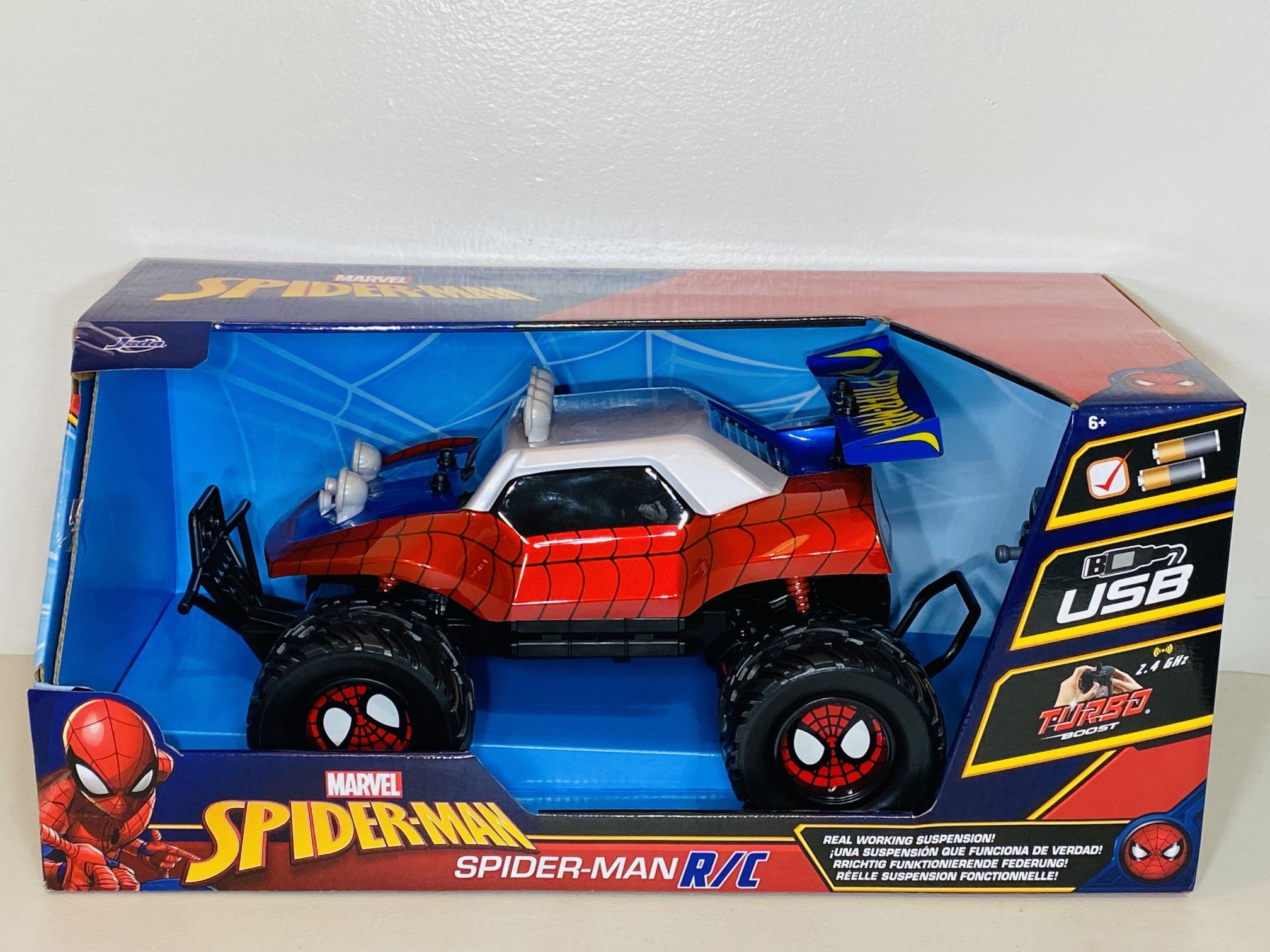 New Marvel Spider-Man RC DUNE BUGGY 1:14 SCALE REMOTE Jada Toys