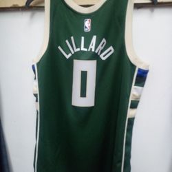 Size 40 Small Lillard Nba Jersey 