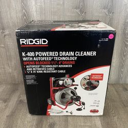 RIDGID K-400AF Powered Drain Cleaner 