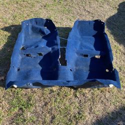 Blue Floor Carpet Subaru STI 2007 - OBO