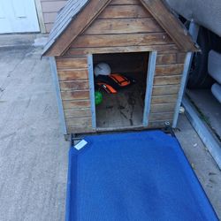 Dog House And Bed