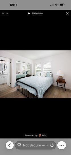 Two Like New beds $100 each ( mattresses not included
