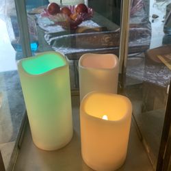 Color Changing Battery Operated Lantern With Remote  17 X 9