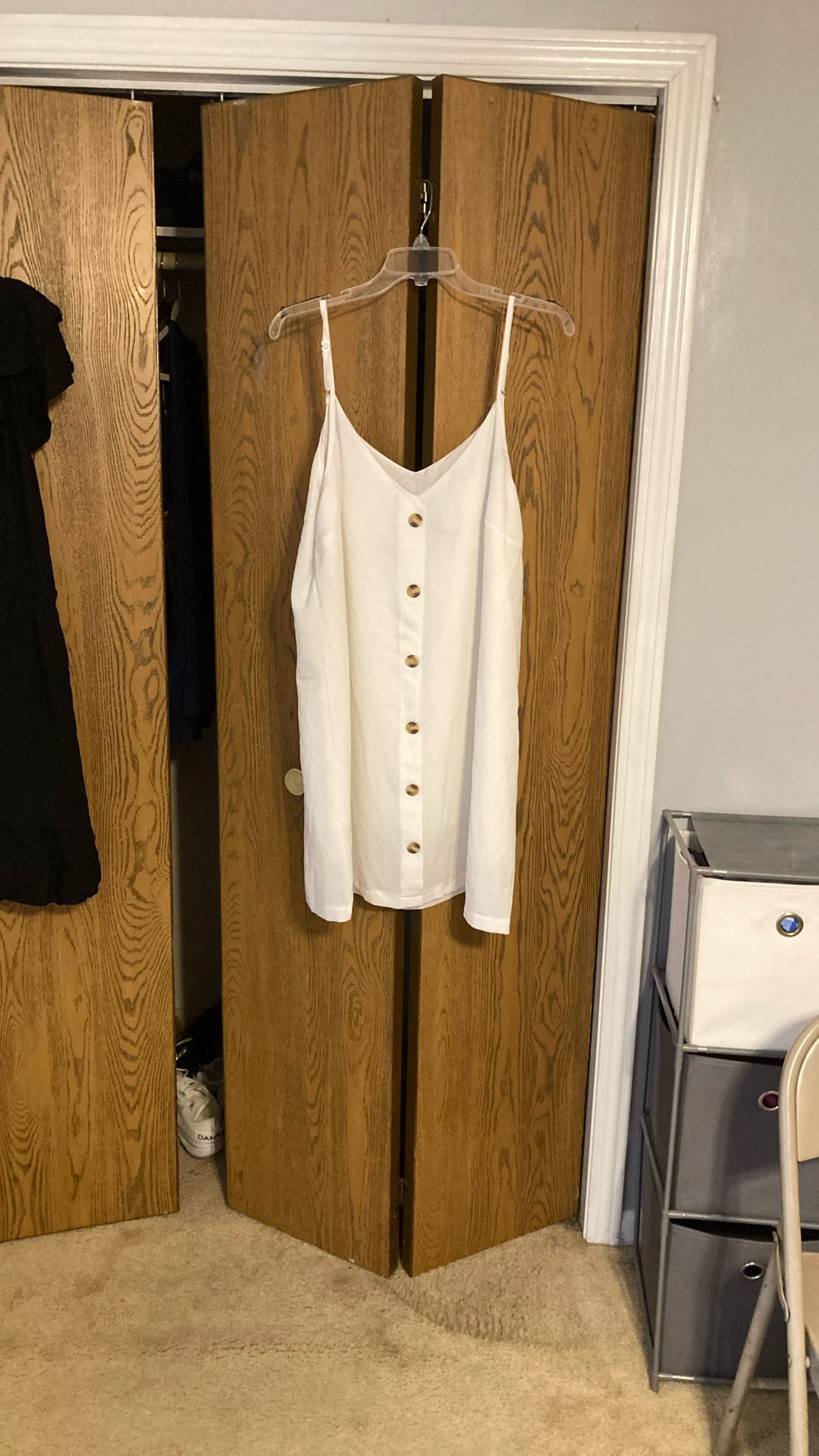 White strapless top