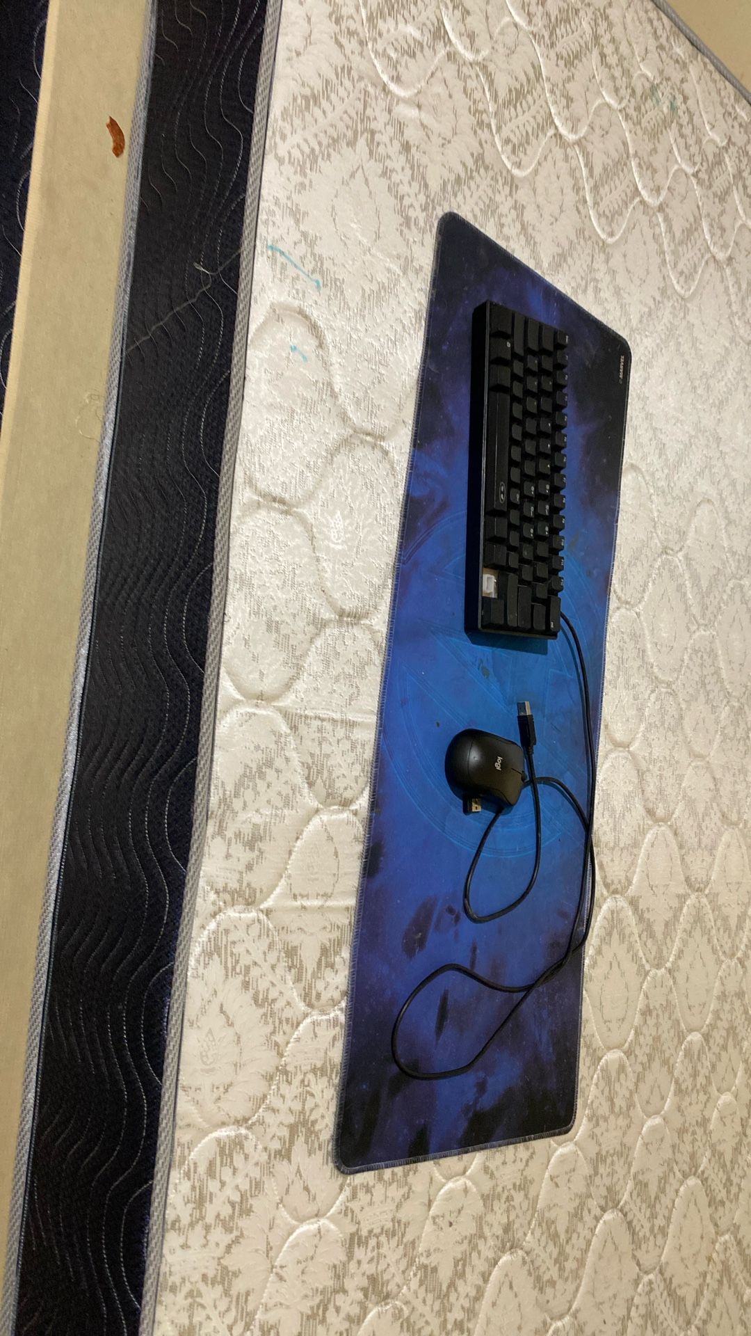 Keyboard And Mouse With A Mousepad