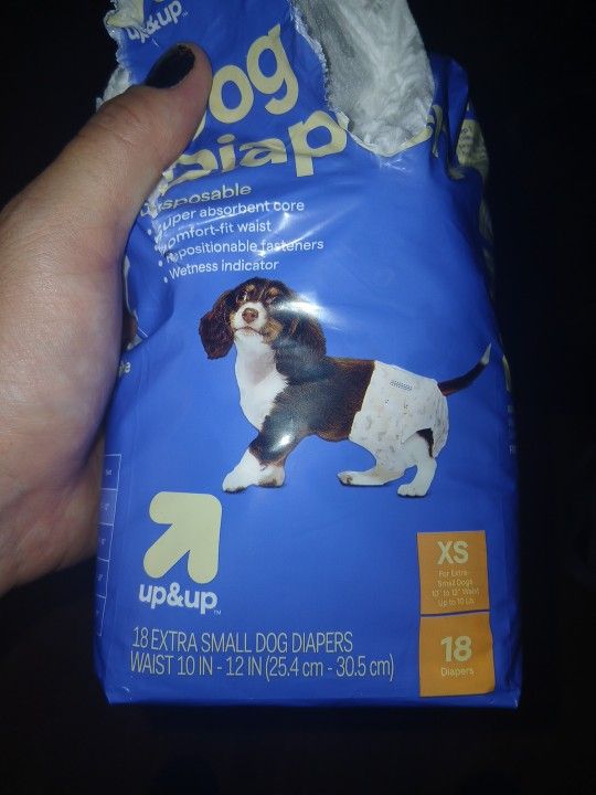 Dog Diapers XS ONLY A COUPLE USED