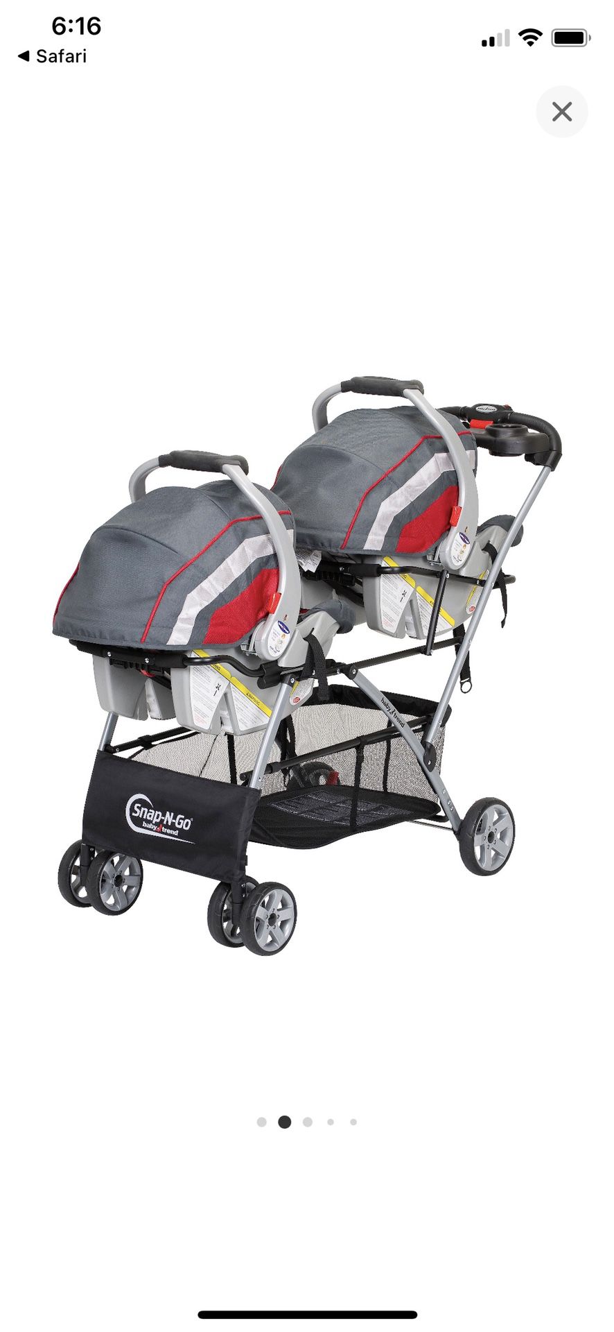 Snap and Go Double Stroller