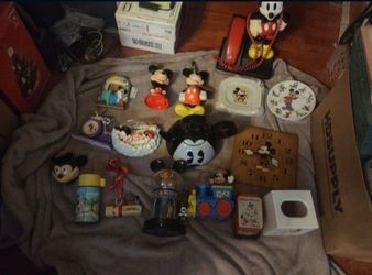 True Collection of 17 Mickey Mouse items Add to your collection must have will not separate.