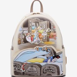 Disney Snow White and the Seven Dwarfs Sleeping Scene Mini Backpack