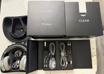 Used Focal Clear headphone open back aluminum magnesium France