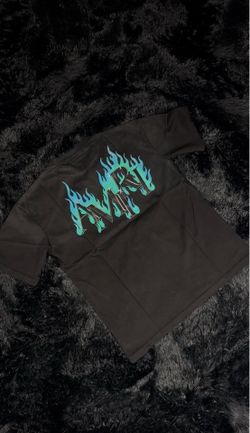 AMIRI Blue Flame Logo Tee