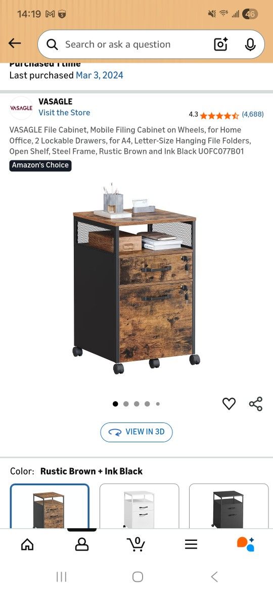 File Cabinet And Drawer